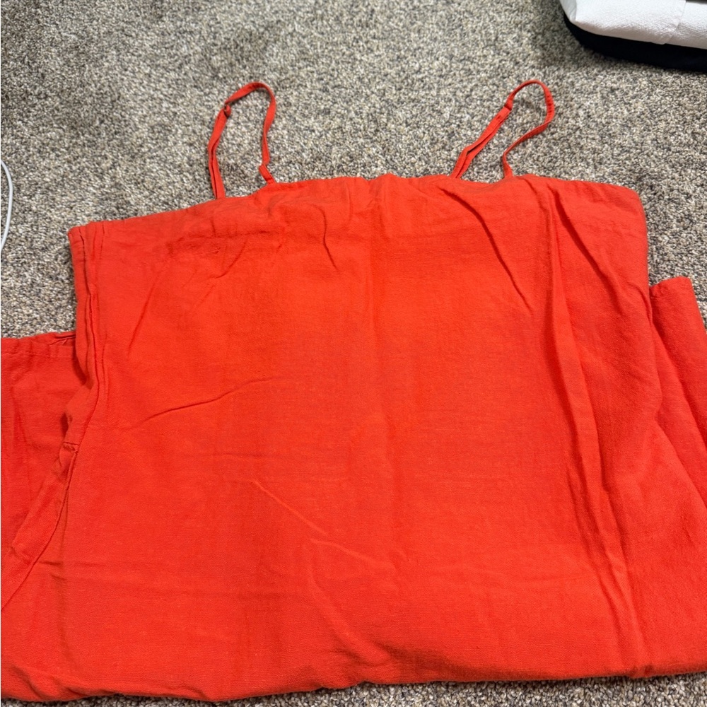 Women’s Red Spaghetti Strap Tank Top